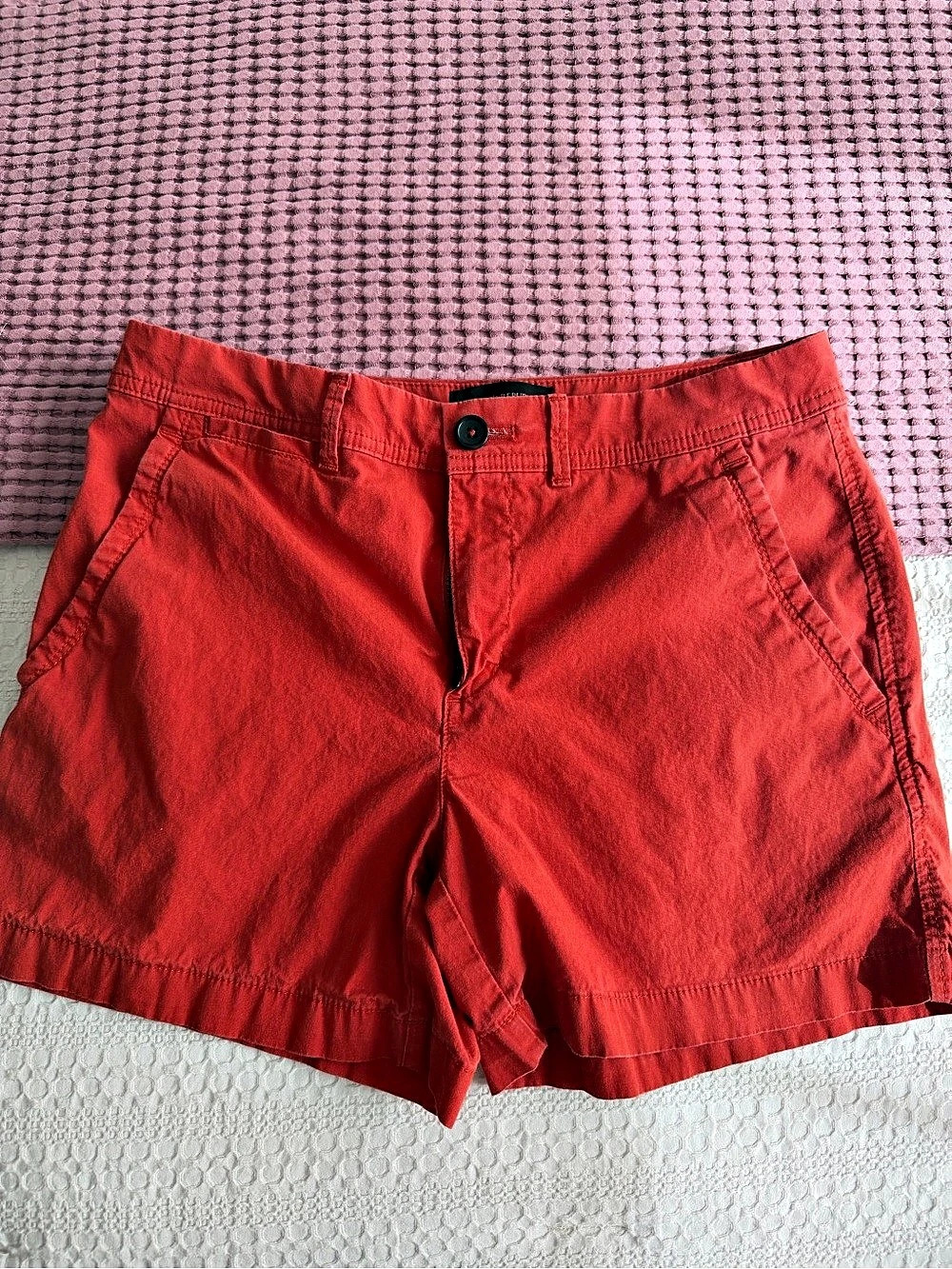 Banana Republic Red Cotton Shorts Size 4